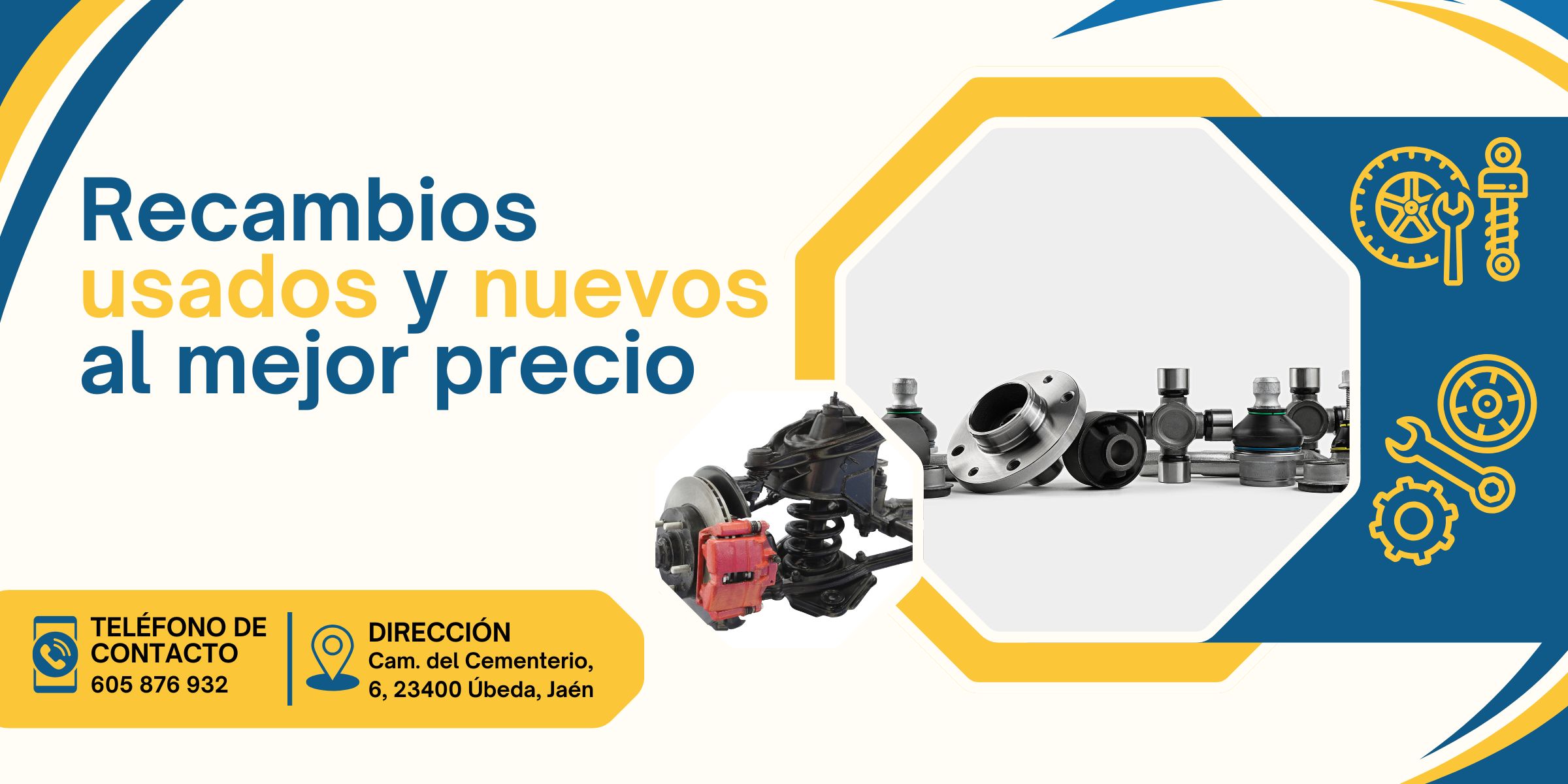 Banner Stylo Electromotor azul oscuro